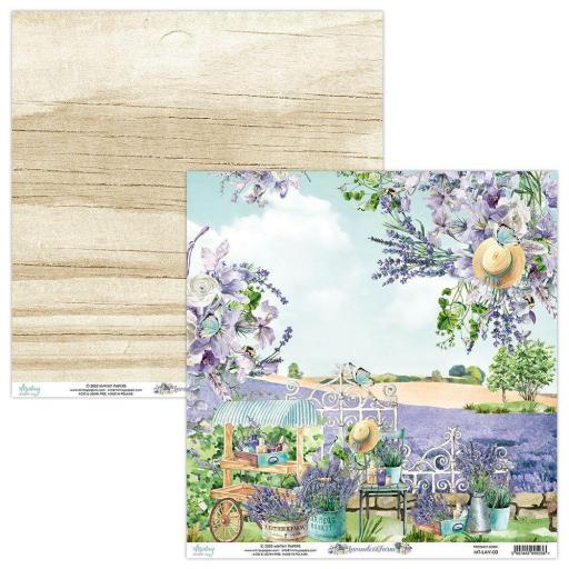 Set de Papeles Lavender Farm Mintay Papers  [2]