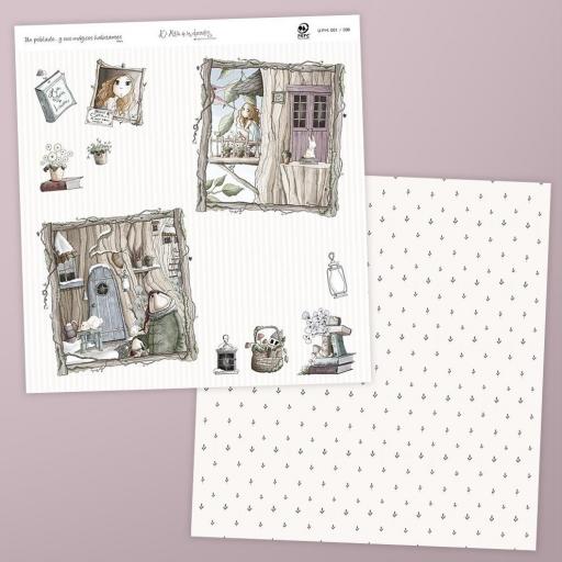 Set De Papeles Un Poblado... Y Sus Mágicos Habitantes El Altillo De Los Duendes [1]