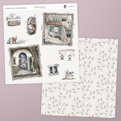 Set De Papeles Un Poblado... Y Sus Mágicos Habitantes El Altillo De Los Duendes [6]