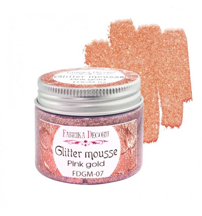Glitter Mousse Pink Gold Fabrika Decoru