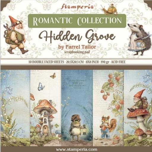 Set de Papeles Hidden Grove Stamperia 