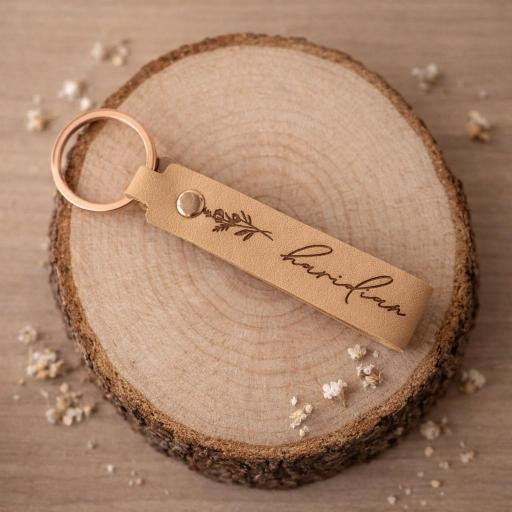 Llavero De Cuero Personalizado El Rincon Scrap