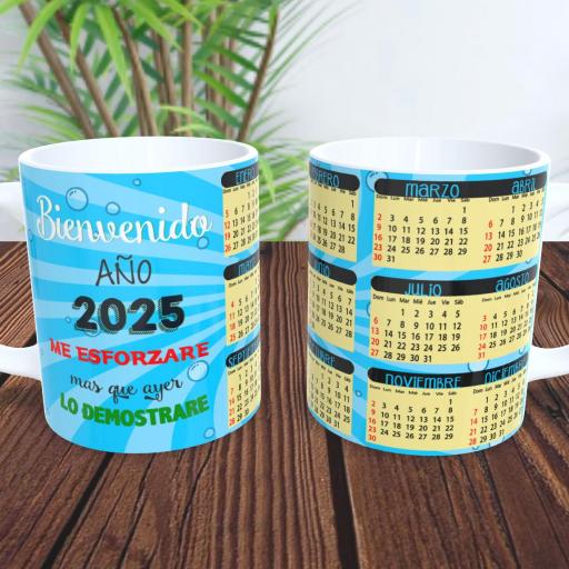 Taza Sublimada Calendario 2025 Varios Modelos [3]