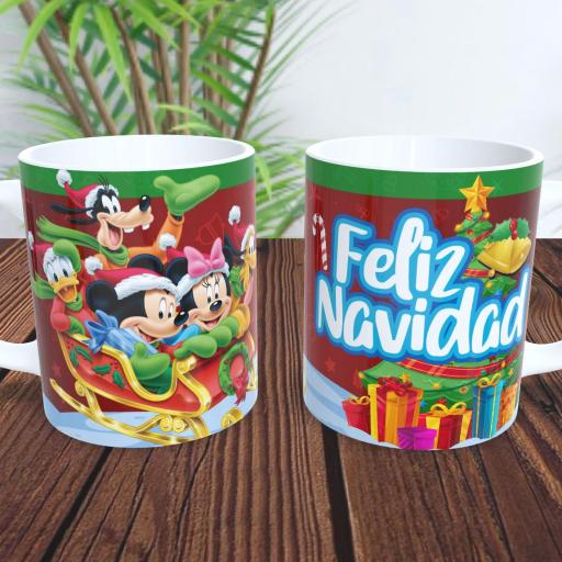 Taza Sublimada Navidad Disney Varios Modelos