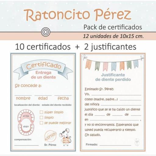 Pack de Certificados Ratoncito Pérez Kora Projects [2]