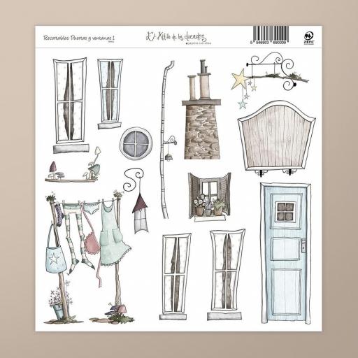 Hoja Para Recortar Puertas Y Ventanas 1 El Altillo De Los Duendes [0]