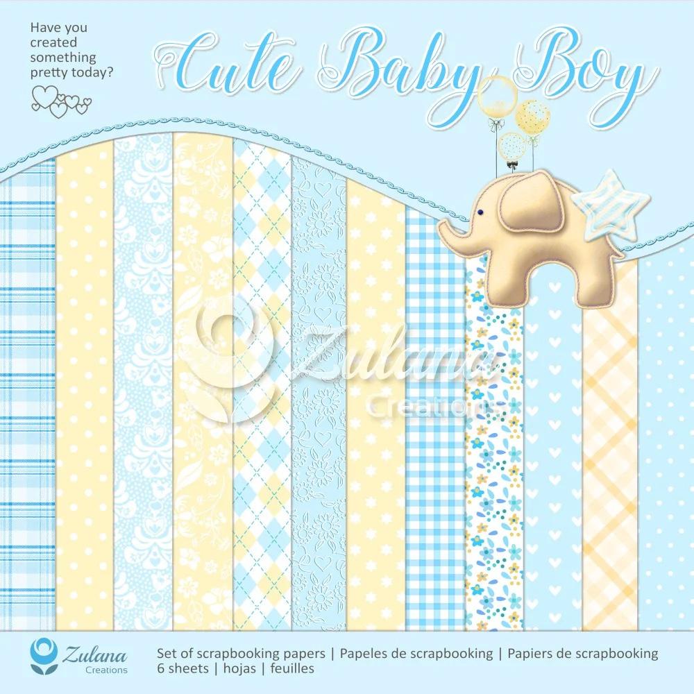 Set De Papeles Cute Baby Boy Lemoncraft