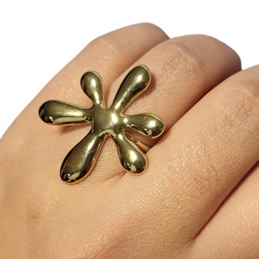 Anillo Splash Dorado [1]