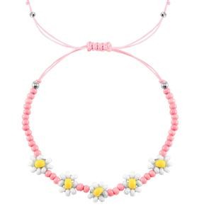 Pulsera Margaritas Rosa