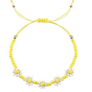 Pulsera Margaritas Amarilla