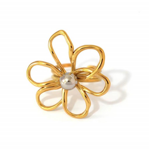Anillo Bloom Dorado [0]