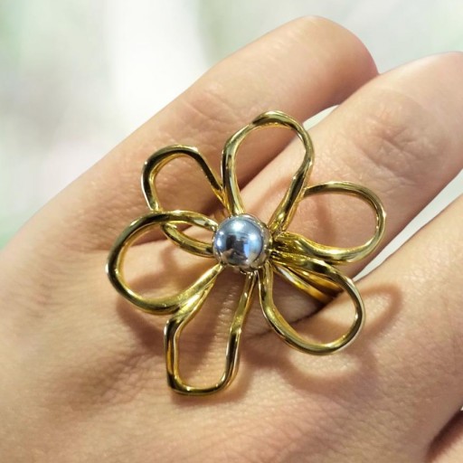 Anillo Bloom Dorado [1]