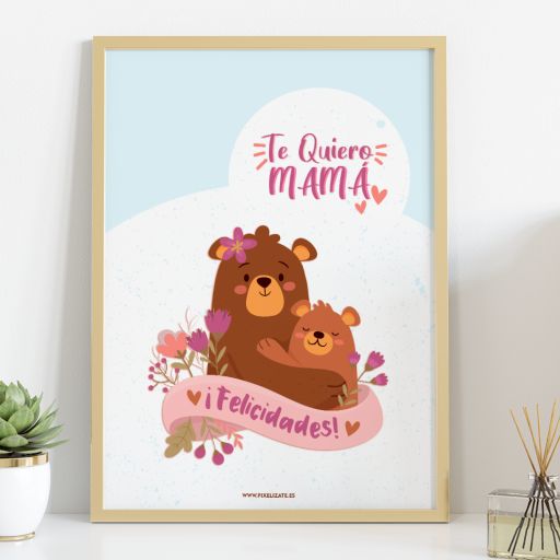 Lámina Digital Te Quiero Mamá [0]