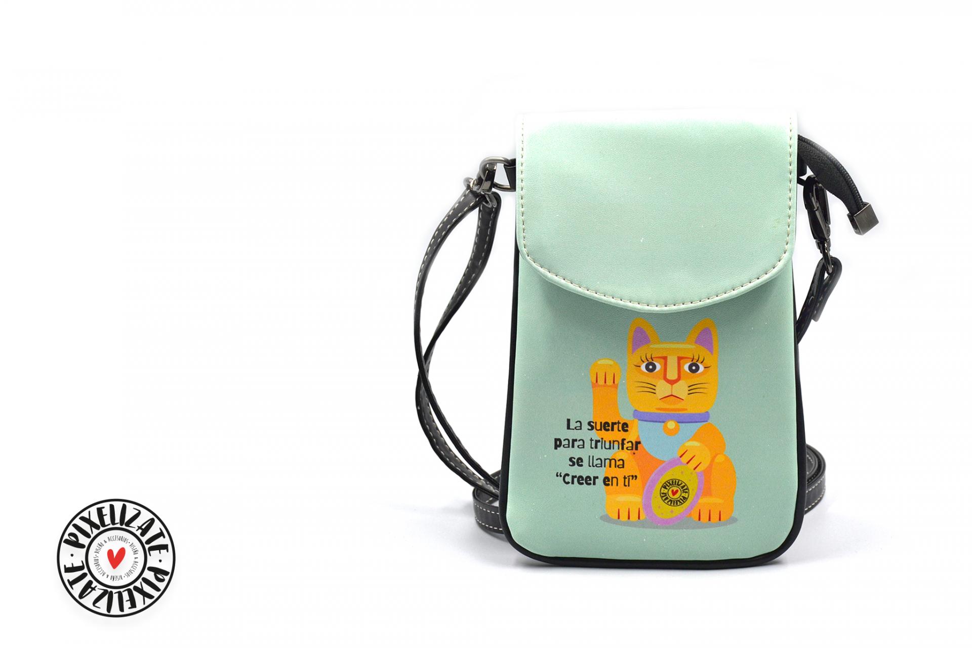 Puñalada Sorprendido tienda Comprar Mini Bolso para Móvil Lucky Cat en pixelizate.es