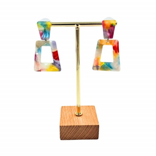 Pendientes Marble Multicolor