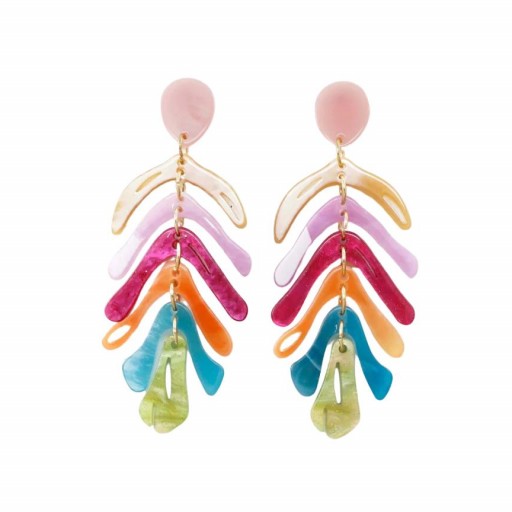 Pendientes Hoja Spring