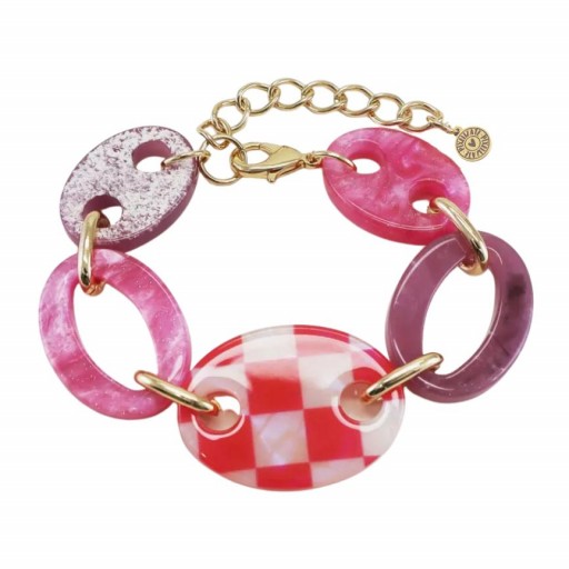 Pulsera Cherry Vichy