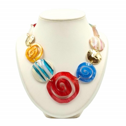 Collar Espiral Multicolor