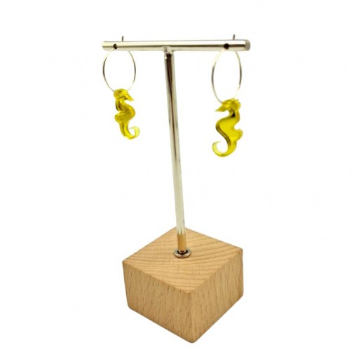 Pendientes Caballito de Mar Amarillo [1]