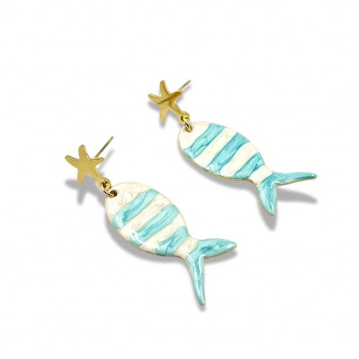 Pendientes Salitre Turquesa