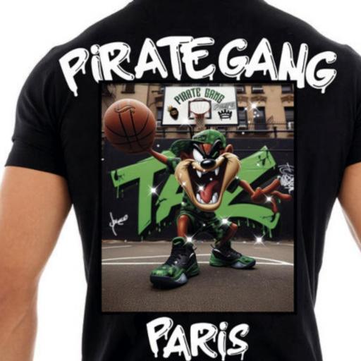 Camiseta pírate gang Paris taz [0]