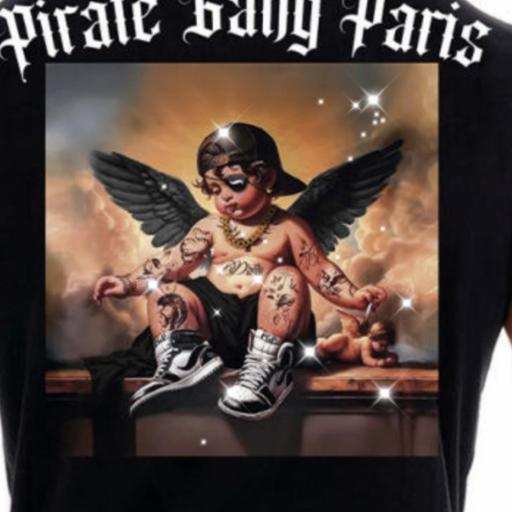 Camiseta pírate gang Paris  ángel 