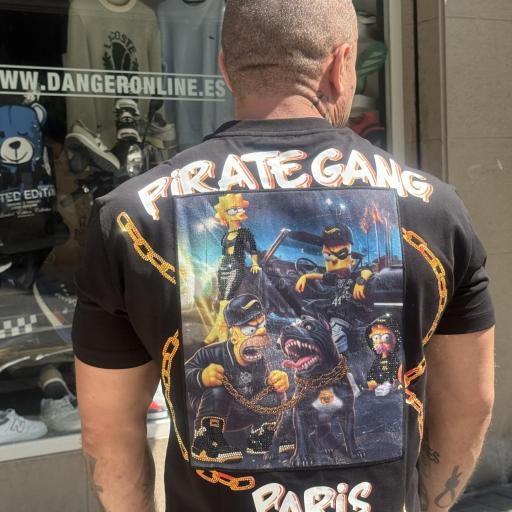 Camiseta pírate gang Paris simpson