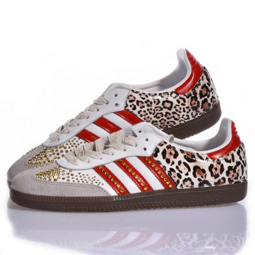Adidas samba  leo red 
