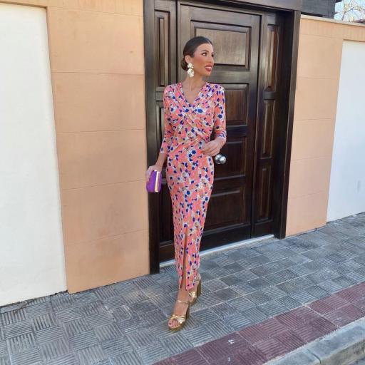 Vestido Merlo Rosa/Azul [3]