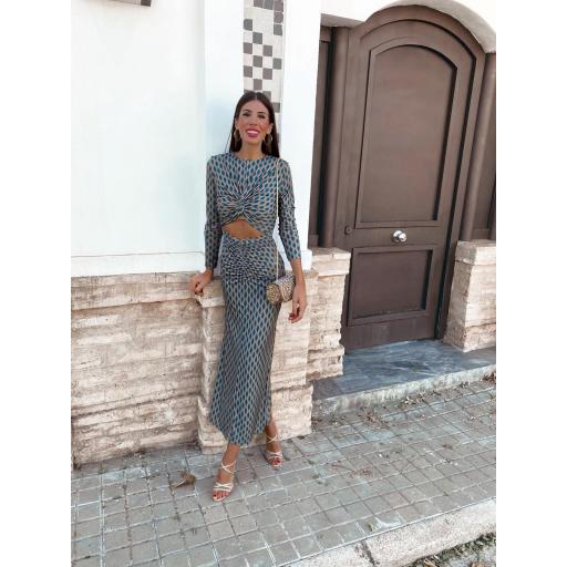 Vestido Cúrcuma Aguamarina  [2]