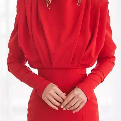 Vestido Katrina Rojo [4]