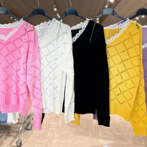 Jersey Cuello Puntilla [1]