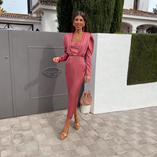 Vestido Renacimiento Rosa Nude [4]