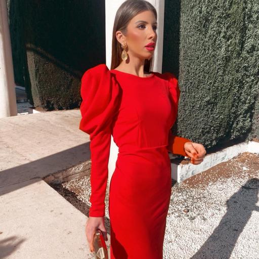 Vestido Donatella Rojo [0]