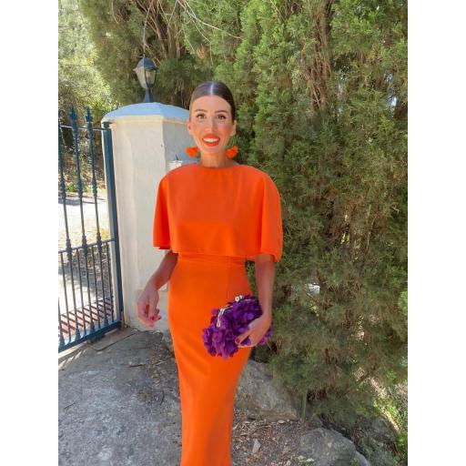 Vestido Sarmiento Naranja