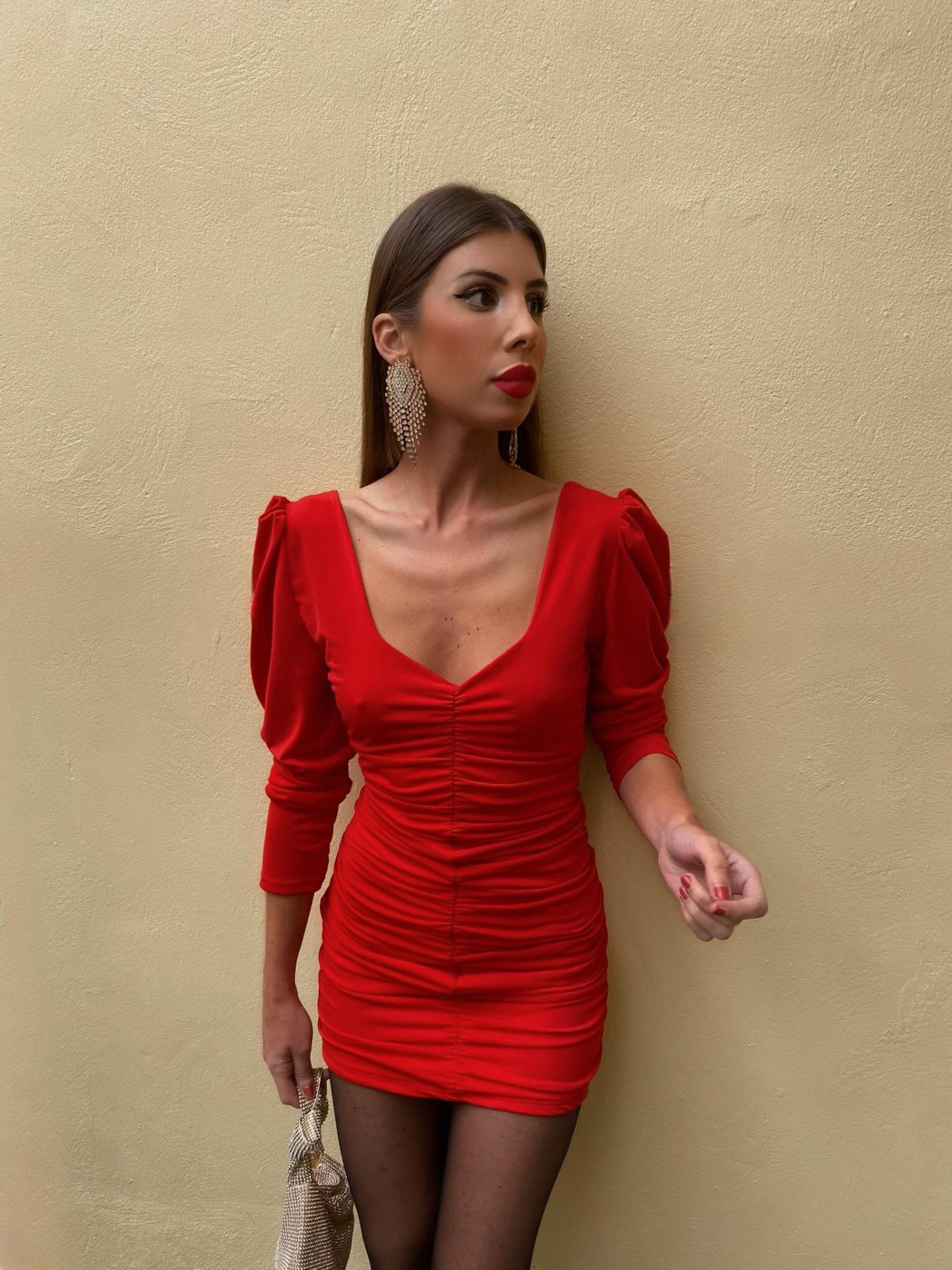 Vestido Gioconda Rojo