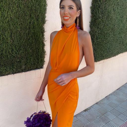 Vestido Guillermina Naranja 