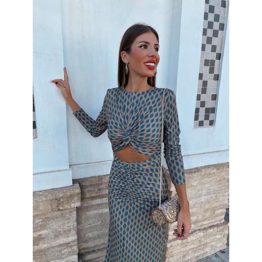 Vestido Cúrcuma Aguamarina  [0]