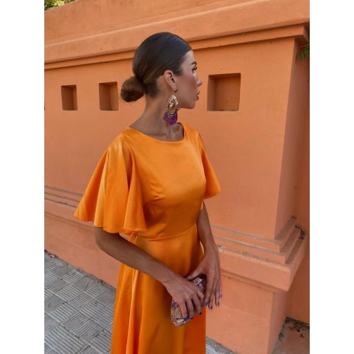Vestido Tulipán Naranja [5]