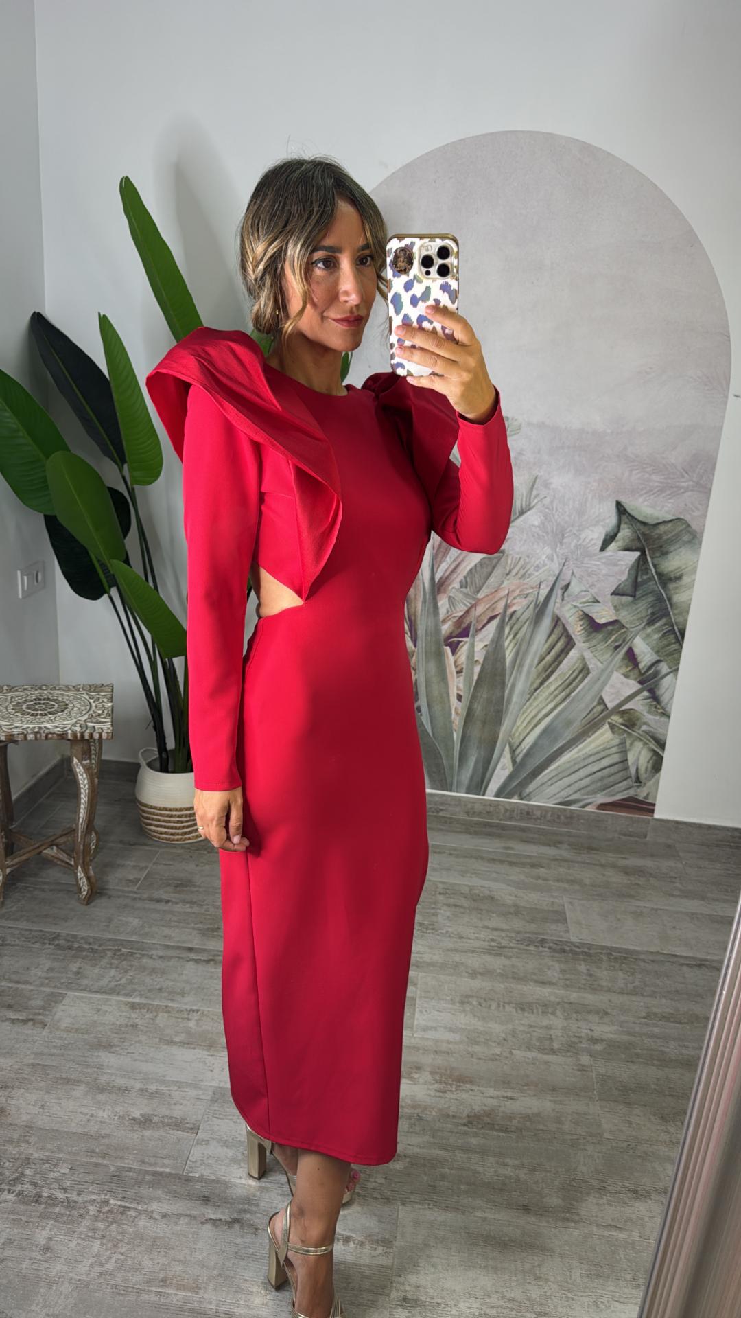 VESTIDO LARA ROJO
