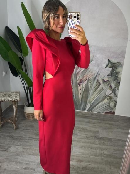 VESTIDO LARA ROJO