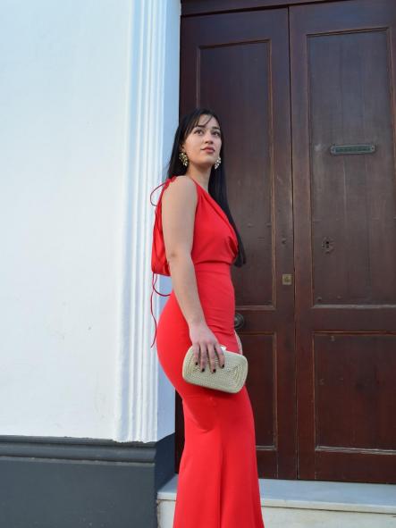 Vestido Clara Rojo 