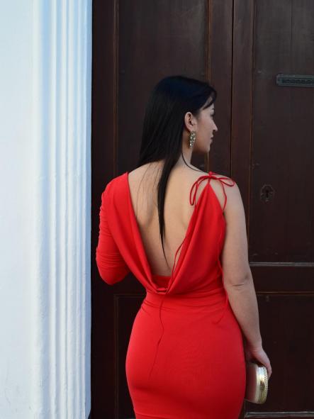 Vestido Clara Rojo  [2]