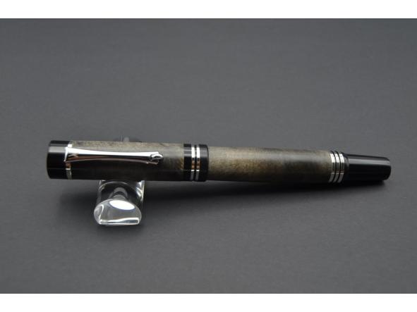 Estilográfica Egeo  madera de Raiz de Buckeye gris [1]