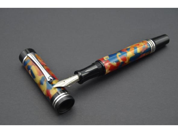 Estilográfica Egeo  crush rojo-azul [0]