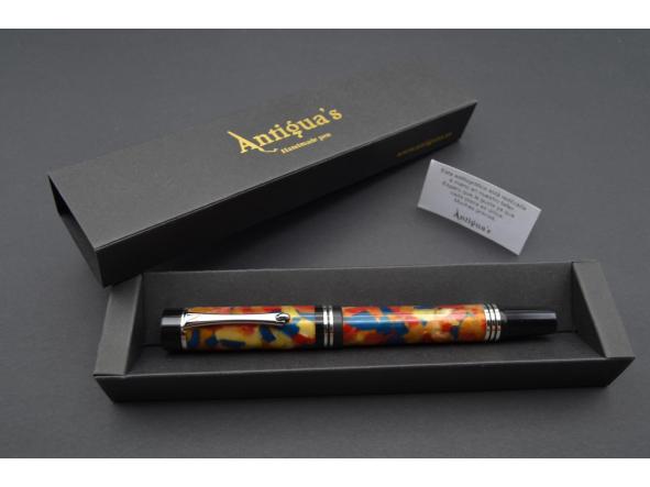 Estilográfica Egeo  crush rojo-azul [2]