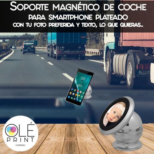 Soporte sostenedor magnético de coche para smartphone