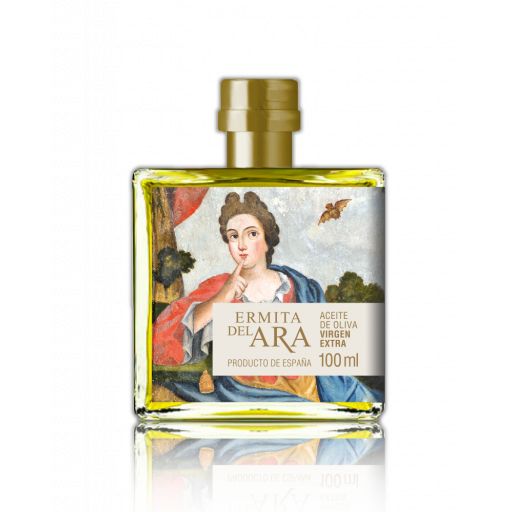 Estuche Aceite Oliva Virgen Extra Ermita del Ara variedad Picolimón 4x100 ml. [1]