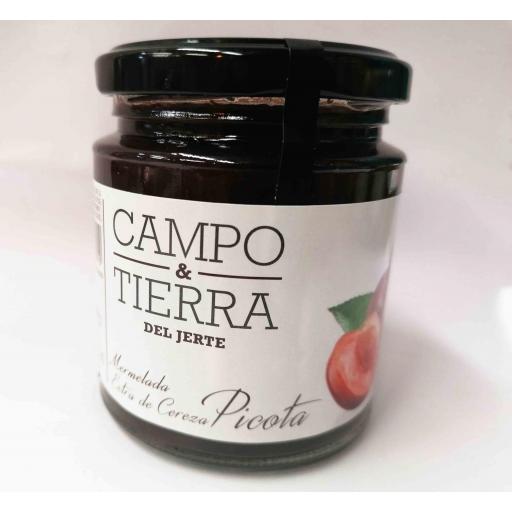 Mermelada de cereza Picota, CAMPO y TIERRA del Jerte, 260 gr. [0]