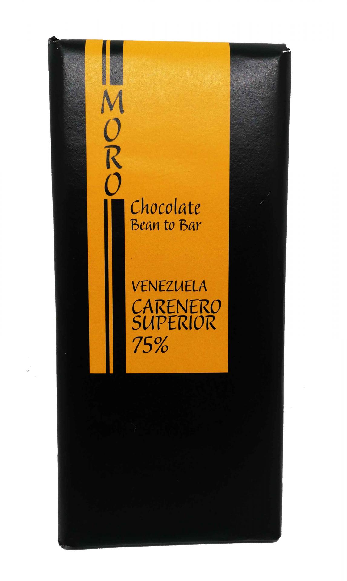 Chocolate Carenero Superior 75% Venezuela - Chocolates Moro